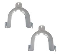 2 Pièces Coude pour Tuyau de Vidange, Tuyau D'évacuation, Tuyau de Vidange Coudé Universel en PVC, Coude de Fixation, Coudes de Support Universels, Coude de Support en Forme de U