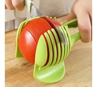 2 pièces Coupe-citron, outil de cuisine. Coupe-pomme de terre, tomate, sandwich, fruit et légume diviseur Vert-1pcPolypropylène