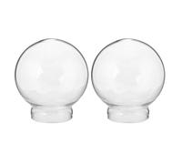 2 Pièces Coupole de Globe en Verre D55 Mm pour Boule à Neige DIY
