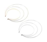 2 Pièces Couronne de Tête à Trois Couches Accessoire de Diy pour Hanfu Cosplay Halloween et Mariages