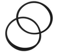 2 Pièces Courroie D'entraînement pour Rabot Électrique Caoutchouc Nylon, | Pas 2,4mm, Épaisseur 3,2mm, Quatre Crans, Transfert de Puissance pour Réparation D’outils