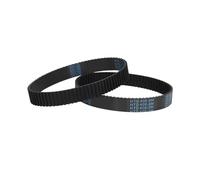 2 pièces Courroies synchrones en caoutchouc à dents d'arc HTD3M-228, courroie de Transmission de synchronisation à 76 dents pour imprimante, Machine-outil CNC, largeur 15mm