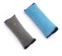 2 pièces Coussin Ceinture Sécurité Enfant, Protection Ceinture Voiture, protege ceinture enfant, Voiture Coussin Ceinture de Sécurité, ceinture harnais d'épaule Auto (Bleu + gris)