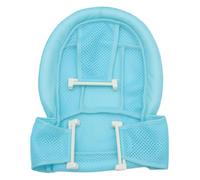 2 Pièces Coussin de Bain pour Bébé en Polyester, Support de Bain | Filet de Bain Antidérapant, Séchage Rapide, Sangles Réglables, pour Bacs à Eau Standard