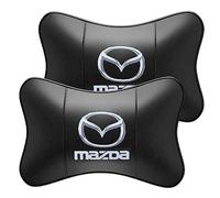 2 Pièces Coussin de Cou de Voiture pour Mazda CX3 CX5 CX9 RX7 2er-Serie 3er-Serie 6er-Serie, Appuie-tête Oreiller de Voyage Confortable Respirant Souple Accessoires Cadeau