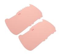 2 Pièces Coussin de Genoux Yoga Rose en Tpe, Surface Antidérapante | Rembourrage Supplémentaire, Réduit la Douleur, Résistant à L'eau, pour Pieds et Ischions en Fitness