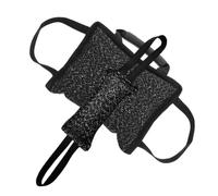 2 Pièces Coussin de Morsure pour Chien en Jute, Poignées, Jeu Interactif | Coutures Renforcées, Double Prise Robuste, pour Éducateurs, Jeunes Chiens et Mordilleurs Enthousiastes en Intérieur