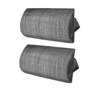 2 Pièces Coussin Repose Tete, Coussin Oreiller De Appuie Tête Fauteuil Salon, Oreiller De Chaise Longue, Appuie Tête Bain De Soleil avec Bande Élastique, pour Chaises Pliantes D'extérieur, 37x17cm