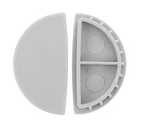 2 Pièces Coussinets Amortisseurs Semi-circulaires en Silicone | Bruit et Absorption des Chocs, Évite le Vacillement, Adaptés aux Espaces de Soins et Hôtels