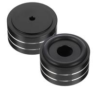 2 Pièces Coussinets D’Isolation pour Haut-Parleur | Caoutchouc Anneau Détachable, Haute Atténuation, Protection D’équipement, Studio Monitoring et Home Audio