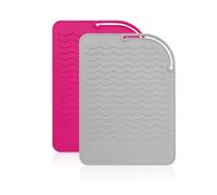2 Pièces Coussinets De Pot En Silicone, Coussinets Antidérapants En Silicone, Coussinets De Fer À Friser, Coussinets De Pot De Lisseur De Cheveux, Coussinets De Silicone Multifonctionnels