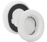 2 Pièces Coussinets d'oreille Blancs en Maille de Football - Compatibles avec SteelSeries Arctis Nova Pro Wireless