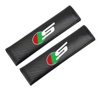 2 Pièces Coussins De Ceinture De Sécurité En Fibre De Carbone Épaulière Pour Jaguar S Doux Coussinets De Couverture De Ceinture De Sécurité De Voiture Accessoires Intérieurs