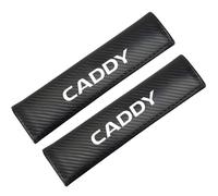 2 Pièces Coussins De Ceinture De Sécurité En Fibre De Carbone Épaulière Pour VW Caddy Doux Coussinets De Couverture De Ceinture De Sécurité De Voiture Accessoires Intérieurs