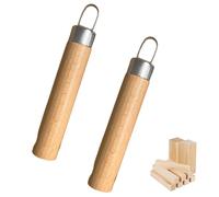2 Pièces Couteau Sculpture Bois, Couteau à Rond pour Sculptur sur Bois 12cm, Ciseaux grume Outils de Sculpture, Pirogravure pour Adulte Enfants pour Débutants Menuisier Sculpteurs