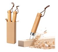 2 Pièces Couteau Sculpture Bois, Couteau à Rond pour Sculptur sur Bois, Ciseaux grume Outils De Sculpture, Pirogravure pour Adulte Enfants pour Débutants Menuisier Sculpteurs