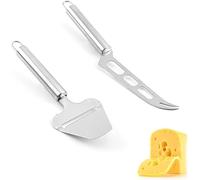 2 pièces couteaux à fromage, trancheuse à fromage végétal, ensemble trancheuse à fromage, éplucheur à fromage dur et mou, fromage à pâte molle, gâteau, chocolat, pizza