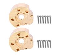 2 pièces couvercle de contrepoids avant arrière en laiton, accessoires de poids d'équilibre de voiture RC, haute stabilité pour Gen8, matériau en bronze durable avec vis