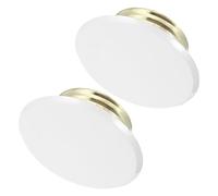 2 Pièces Couvercle de Gicleur Incendie Encastré | Design Dissimulé, Remplacement Simple et Rapide, Entretien Facile, Aspect Net, Sécurité Renforcée