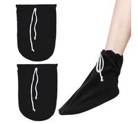 2 Pièces Couvercle De Protection Contre Les Blessures Du Pied, Couvercle De Chaussette Chaude, Couvercle De Chaussette Lâche Et Confortable, Couvercle De Chaussette Étanche.