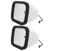 2 Pièces Couvercle Isolant en Écume Protection Antigel Hiver Blanc | Installation sans Outil, Joint Étanche, Réutilisable, Adapté aux Tuyaux D'arrosage et Fermes
