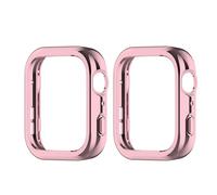 2 pièces Couvercle pour Montre Fit 5 Demi-Couverture Cadre de Protection Pare-Chocs Coque Accessoire de Montre boîtier Anti-Rayures étui de défense léger