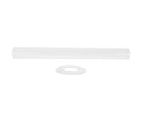 2 Pièces Couvercle Shaker Cocktail en Silicone PP | Compatibilité Martini Shaker et Gobelets, Extraction de Jus, Blanc, pour Salons de Thé et Voyage