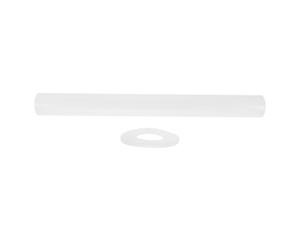 2 Pièces Couvercle Shaker Cocktail en Silicone PP | Compatibilité Martini Shaker et Gobelets, Extraction de Jus, Blanc, pour Salons de Thé et Voyage