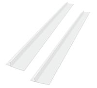 2 Pièces Couvercles D'écart De Cuisinière en Silicone, Remplisseur D'écart De Four Résistant À Chaleur Scelle Les Espaces Entre Cuisinière Le Comptoir, Protection D'écart