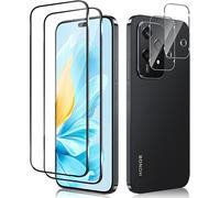 2 Pièces Couverture Complète Verre Trempé Pour Honor 200 Lite Et 2 Pièces Caméra Arrière Protecteur, Film Protection Écran, 9h Dureté, Anti Rayures, Vitre Protection[Pac5156851]