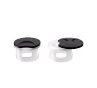 2 Pièces Couverture Confidentialité, Blanc, Modèle À Ouverture, Lot De 2 | Facile à Installer, Discret, Capuchon pour Lunettes Connectées, déplacement
