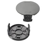 2 pièces Couverture de bobine de tondeuse de gazon, protéger la tête de tondeuse, Compatible avec la tondeuse de gazon Bosch EasyGrassCut F016F05320, Couverture de bouchon de bobine de remplacement