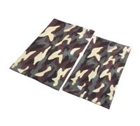 2 Pièces Couverture de Cahier Camouflage Extensible Grosse Taille | Motif Imprimé Vibrant, Légère et Facile à Poser, Adaptée aux Fournitures Scolaires et Lecture Quotidienne