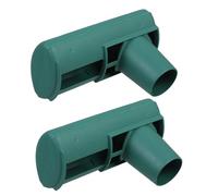 2 Pièces Couverture de Protection de Gouttière en PP Vert | Filtration des Débris, pour Toits et Canalisations Pluviales, Usage Jardin, Aide à Limiter les Dégâts D'eau