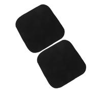 2 Pièces Couverture de Soudage 20x20 Pouces en Fibre de Polyester | Protection Thermique Portable, Surface Lisse, pour Table et Sol, Noir, Lot de Deux Pièces