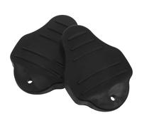 2 Pièces Couvre-Crampons Vélo Route Look Antidérapant en TPE Noir | Protection les Débris, Meilleure Adhérence, Sécurité Renforcée, pour Cyclistes Urbains et Sorties Route