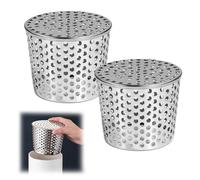 2 Pièces Crapaudine De Gouttière Acier Inoxydable Argenté Protege Gouttiere 110-90 mm Adaptées Aux Tuyaux De Descente Et Aux Gouttières Gardez Votre Cour Propre Et Bien Rangée