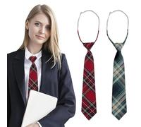 2 Pièces Cravates Pour Hommes, Cravates À Carreaux, Cravates De Chemise, Cravates Vintage, Cravates Décoratives, Accessoires Vestimentaires