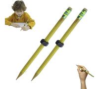 2 Pièces Crayons TDAH, Crayon Anti-stress ADHD, Stylo Fileté Anti-stress Enfant, Crayon À Filetage Fidget Avec Boulons D'écrou, Outil Sensoriel Silencieux Pour Adultes, Enfant École Bureau Maison