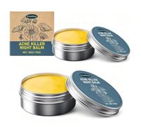 2 Pièces Creme Acne Visage, Anti Bouton Visage, Creme Anti Imperfection | Apaise et Hydrate les Peaux à Tendance Acnéique, pour le Visage et Les Fesses, Le Dos et Les Cuisses