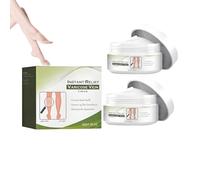 2 Pièces Crème contre les Varicosités, Varicose Vein Repair Cream, Améliore Circulation Soin Jambes Lourdes Relief Veins, Traitement Jambes Crème, Apaise Et Hydrate, Improve the Apperance of Legs