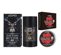 2 Pièces Creme Tatouage Tattoo Butter, Creme Hydratante Tatouage, Naturelle Crème Cicatrisante Tattoo pour Tatouages Anciens Nouveaux, Pommade Cicatrisante de Soin de Tatouage