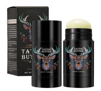 2 Pièces Crème Tatouage Tattoo Butter, Soin pour Tatouages Anciens et Nouveaux, Hydratante et Cicatrisante, Renforce les Couleurs, Crème Vegan Après-Tatouage 40g