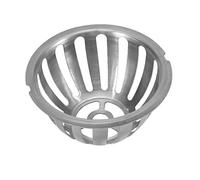 Fdit 2 pièces crépine de Filtre en Acier Inoxydable arrête Les graines de Feuilles et Autres débris Drain de Sol de gouttière pour Balcon de Jardin(100 MM)