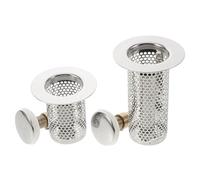 2 Pièces Crépine de Lavabo à Pression Filtre Haute Efficacité