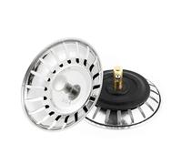 2 Pièces Crépine d'évier de Cuisine, Filtre Évier Cuisine, 304 Bouchon Evier Cuisine Inoxydable, Bonde à Panier Filtre Evier, Panier à Tamis pour Évier, pour Cuisine et Salle de Bain Diamètre 80mm.