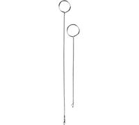2 pièces Crochet de retourneur de Boucle à Coudre, retourneur de Boucle en Acier Inoxydable avec pour Sangles de Tube en Tissu Ceintures Bandes Outils de Tricotage bricolageDurabilité