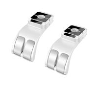 2 Pièces Crochet de Siège Voiture pour Volvo V90 2 (II) 235/236 I 2016-2025, Crochets pour Appuie Tete Voiture,Car Seat Headrest Double Hooks Accessoires Organisateur,White