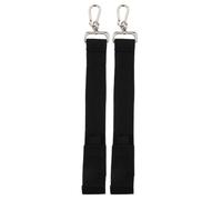2 Pièces Crochet Suspendre pour Poussette, Support Noir à Sangles | Nylon, Polyester et Pp, Bras Métallique Épaissi, Patin Silicone Antidérapant, Usage Voyage