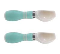 2 Pièces Cuillère à Glace en Acier Inoxydable ABS | Boule de Melon, Usage Bar ou Bureau, Design Ergonomique, Facile à Nettoyer, Alimentaire Couleur Aléatoire